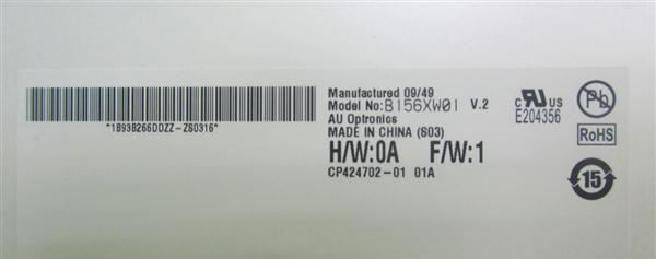 B156XW01 V.2  AUO（友达）156WLCD液晶屏