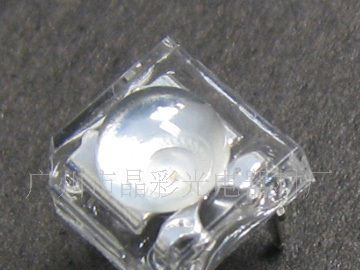 工厂生产F5 5mm三芯白光食人鱼LED白灯发光二极管 多芯片白光