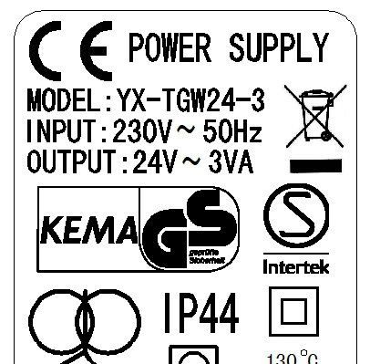GS CE IP44 IP64 室外 3VA 变压器 ADAPTOR
