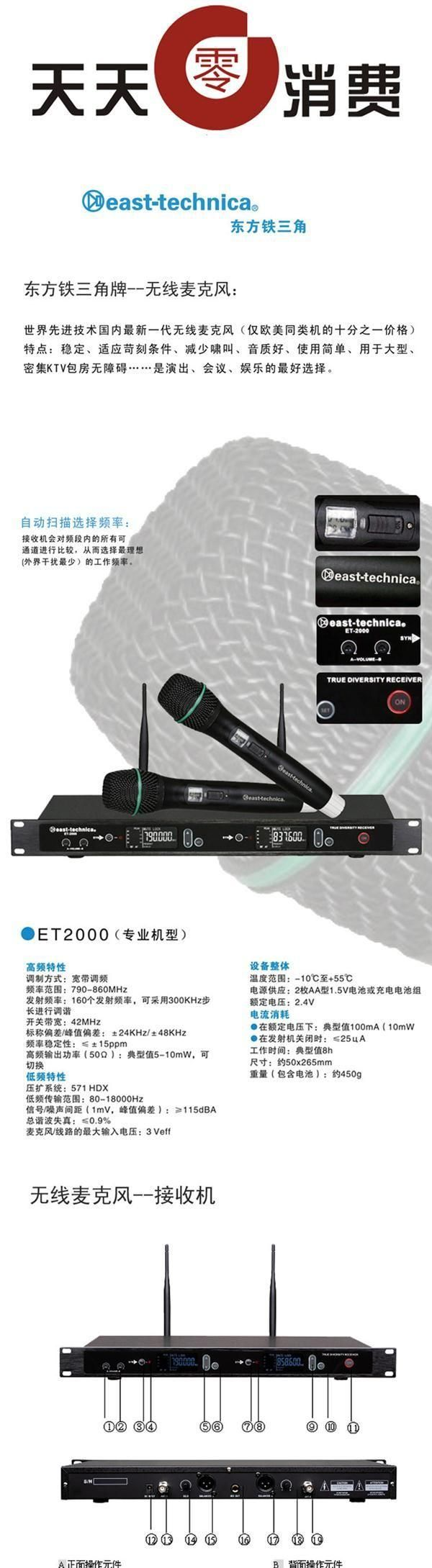 供应（east-technica）东方铁三角 无线麦克风液晶屏LCD及背光源