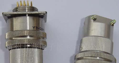Y3系列圆形直插拔式电连接器,航空插头_1