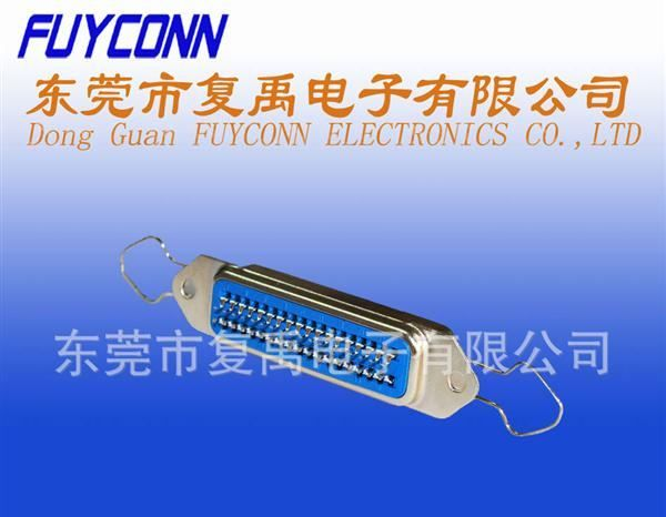 DDK/57(CN)-36P母新四孔带耳扣夹板式连接器(centronic/TYCO)