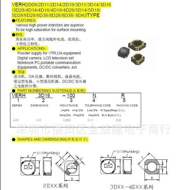 贴片电感1210系列