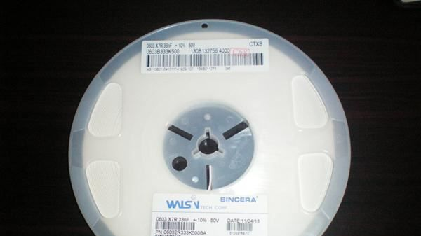 供应walsin贴片0603全系列电容器