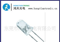 供应F5圆头透明红兰双闪，LED发管二极管
