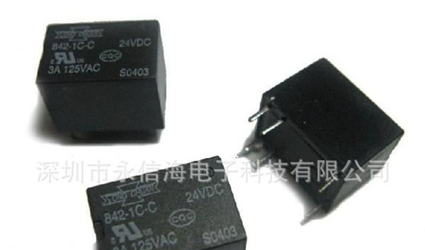 松川继电器842-1C-C 24VDC 原装全新 4100