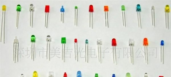 LED 3MM 高亮 红发红 短脚 长脚