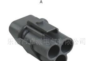 供应汽车护套线束插件护套3P黑色DJ7035Y-2.2-21