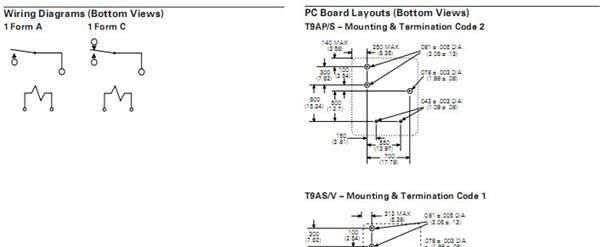TYCO/OEG继电器T9AS5D12-24，大功率继电器