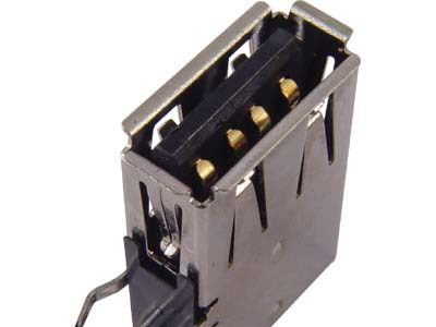 供 USB侧插连接器 USB侧插母座 USB2.0 母座 USB2.0 90度插板