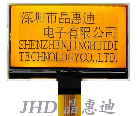 供应LCD屏/FSTN/正显/128X64/3.5英寸/JHD12864-G36BSC-G