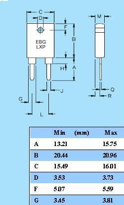LXP 100 TO－247 平面（厚膜，无感设计）功率电阻器