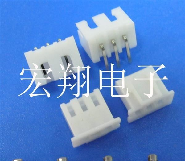 XH2.54-3P,TJC3-3P胶壳，弯针座，端子，条形连接器，接插件