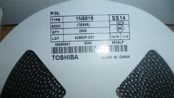 SS14   1N5819    贴片二极管 SOP-123