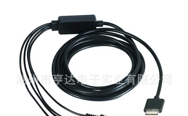 PSP GO色差线/PSP GO S端子线（AV插头镀金、镀镍）