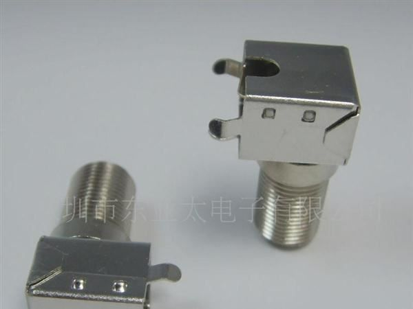 同轴连接器，射频连接器，F连接器，屏蔽式，F母
