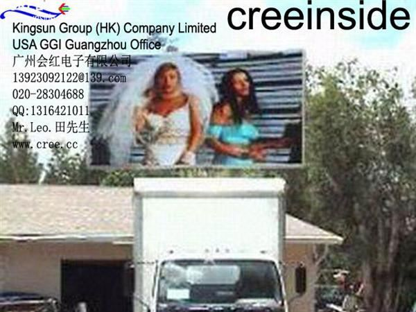 p12全彩移动车载LED显示屏广告牌led car carry LED Display