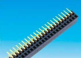 2.00间距排母单排与双排 双侧插 180°连接器USB3.0 排针SATA