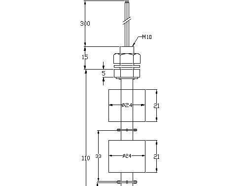 塑料液位开关 PP浮球开关 水位控制器OKD-10110-3P