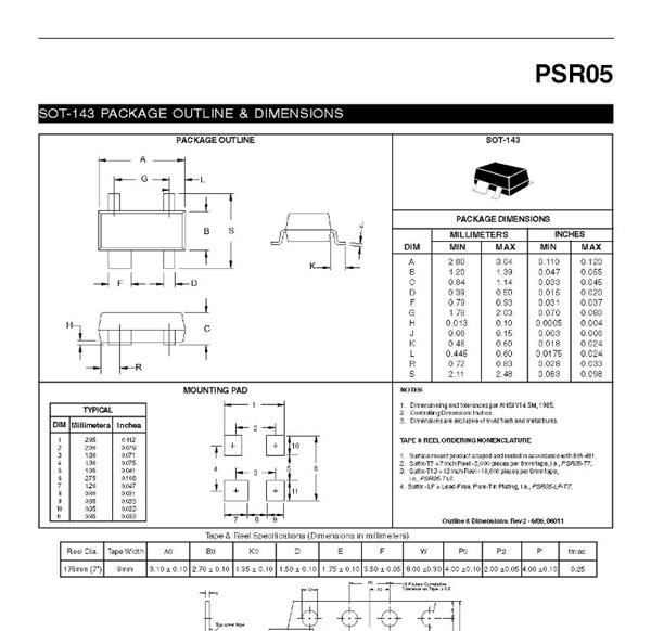 供应PROTEK低电容TVS管PSR05