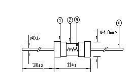 玻璃/陶瓷一次性电流保险丝 4A 250V/125V 3.6*10