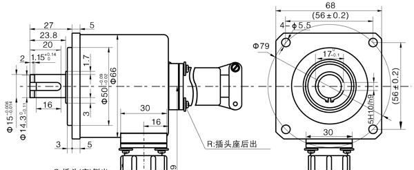 长春信倍5815型主轴编码器 ZXF-1024BM-C05E，ZXF-1000BM-C05E