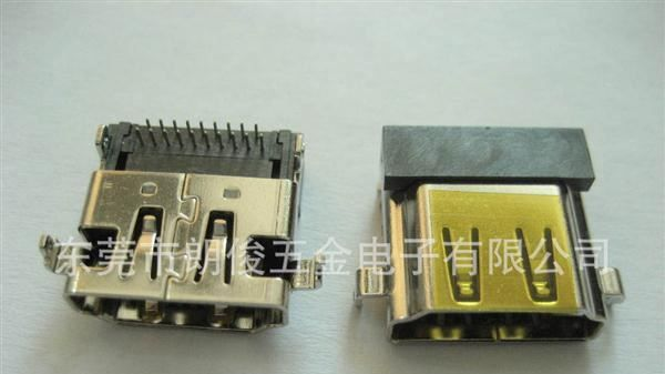 【热销】HDMI连接器母头反向沉板式