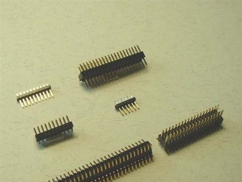 排针1.27间距  SMT   180°  单双排