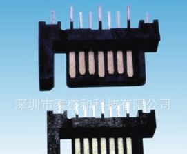 SATA 7P公座 单柱DIP 180度A/B typeSATA 公座