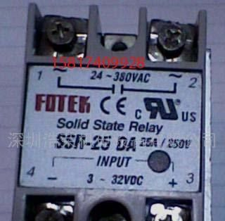 供应台湾阳明:SSR-10DA，SSR-25DA，固态继电器