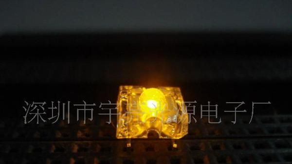 供应LED/发光二极管/3MM黄色食人鱼LED灯