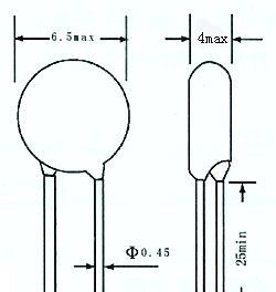 供应MF11/12系列NTC热敏电阻器（温度补偿）