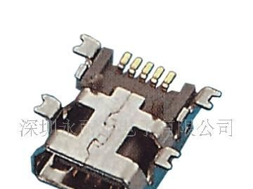 MINI USB AB 5F SMT、MINI USB 连接器