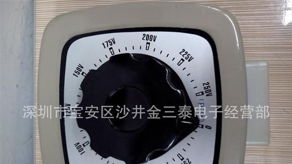 500VA接触式调压器 单相0.5KVA接触式调压器 TDGC2-500VA （全铜