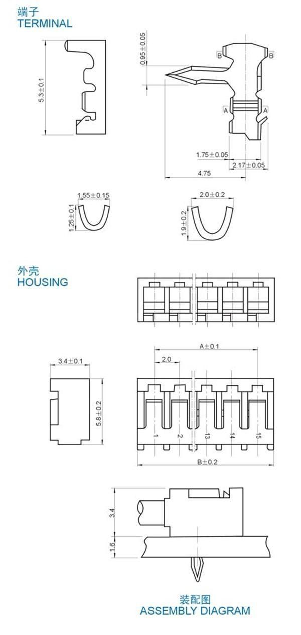 供应JC20条形连接器/塑料接插件
