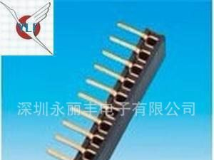2.0mm 单排20P 弯插排母，三面包端子