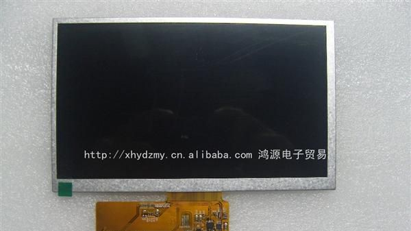 7寸内屏40P 高清电子书显示屏 HW800480F-3C-0E-10 昂达MP5.GPS