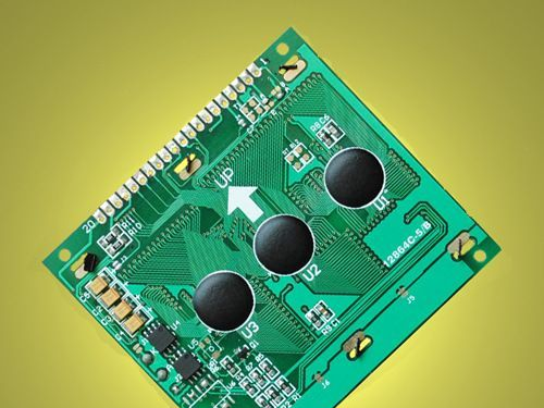 128*64STN负显全透型蓝屏液晶显示模块 KD12864C-5/B