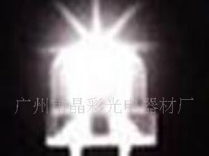 生产5mm草帽白光LED灯 F5白光发光二极管 1400-1600MCD 高品质