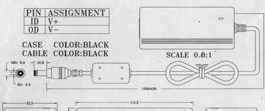 12V5A电源适配器、60W电源变压器、车载充电器15V/16V/19V/20V/24