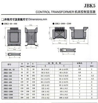 供应  变压器 JBK5机床控制变压器 产品质量三包的变压器厂家
