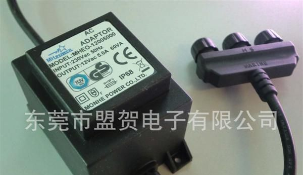 供应防水变压器,12VAC 36W,60W,105W防水变压器