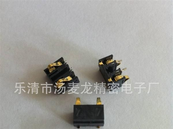 供应手机电池座 收音机 7x7 6x8 锂电池电池连接器