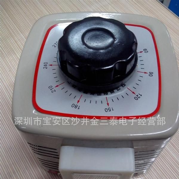 三科500VA接触式调压器 TDGC2-0.5KVA上海三科调压器0.5KVA