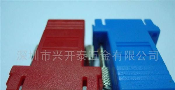 供应兴开泰VGA转RJ45转换头，RJ45 TO VGA转接头
