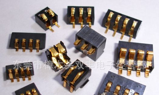 pogopin3P电池连接器 3P-4.1PH-6.8H