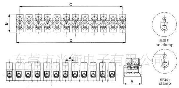 PA12/PA12DS/PA12H贯通式端子连接器