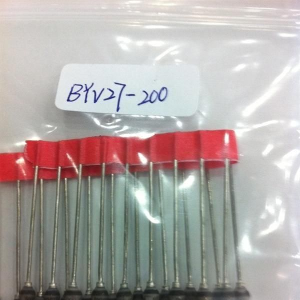 二极管 BYV27-200 BYV27  SOD57 PH 原装现货