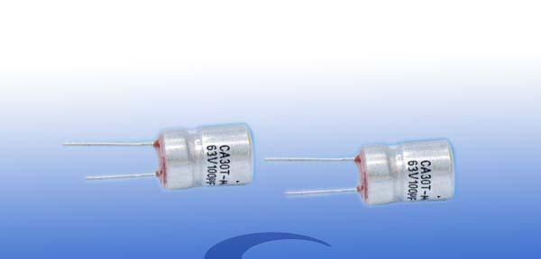 径向引线非固体钽电容 CA30T 金属外壳钽电容器