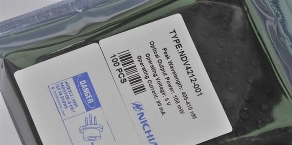 供应nichia 日亚NDV4212|405NM|100MW激光二极管